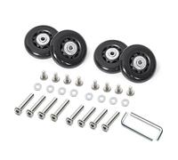 AMISENK 4PCS Quiet Rolling Luggage Practical Replacement Set 360 Degree Rotation for Suitcases Luggage