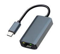 AMISENK 5Gbps USB Type C To RJ45 Ethernet Adapter With Fast 5000Mbps Speed For Multiple Systems Fast USB C To Ethernet Converters