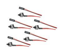 AMISENK 5pieces19.69in Computer Power Switcher Wire For PC Motherboards Case Restarts Control 2Pin Connectors PC Power Reset Button Cable