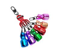 AMISENK 6Pcs/Set Squid Jigs Baits Protector Fishing Hook Cover with Carabiner Lure Protective Cap Bonnets Squid Jig Baits Protector Cover with Carabiner Lure Protective Cap Bonnets