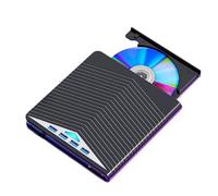 AMISENK 7 Port External Disc Drive Reader Writer USB3.0 Type C HUB Shockproof For Laptop Desktop PC Wide Compatibility External Opticaled Drive