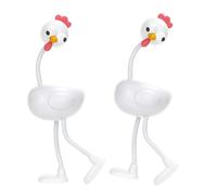 AMISENK Adjustable Portable Chicken Night Light Reading Desk Lamp for Bedside Camping Abstract Light