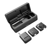 AMISENK Advanced Clip on Microphones Systems Combining Detachable Design and 10 Hour Continuous Operations Two Purpose Microphones