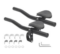 AMISENK Aluminum Alloys Cycling Arm Rest Shocked Absorbing Paddings Scientific Structure For Reduced Fatigue During Long Comfortable Arm Pad