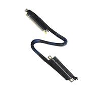 AMISENK Angles Orientation PCIe5.0 X16 Graphics Card Extender Reinforced Braide Cable 180 Degree Flexible Routing Solution PC Case Cable Management Risers