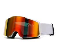AMISENK Anti Fog Snow Goggle with Adjustable Headbands Soft Nose Pad PC Texture Suitable for Men Women Skiers Snowboarders Thermals Snow Sport Glasses