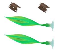 AMISENK Aquarium Hammock Pair Flexible Silicone Resting Pads Quick-Stick Suction Cups For Fish Comfort Waterproof Bed