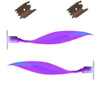 AMISENK Aquarium Hammock Pair Flexible Silicone Resting Pads Quick-Stick Suction Cups For Fish Comfort Waterproof Bed