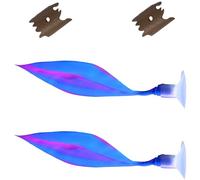 AMISENK Aquarium Hammock Pair Flexible Silicone Resting Pads Quick-Stick Suction Cups For Fish Comfort Waterproof Bed