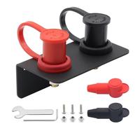 AMISENK Battery Terminals Relocation Kit Jump Post Starter Remote For ATV Boats Jump Post Vehicle Start