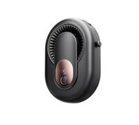 AMISENK Belt Clip Fan Portable Wearable Cooling Hanging Waist Digital Display For Outdoor Working Hiking Camping Fishing Waterproof Dustproof Outdoor Fan