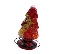 AMISENK Bird Feeders Garden Decoration For Watching Birds Lover Hummingbird Feeders Outdoors With 5 Feeding Stations Decorative Garden Water Feeder