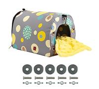 AMISENK Bird Parrots Nest Hangable Tree House For Small Birds Lovebirds Portable Screw Fixed Nest Cage Bed Hangable Bed