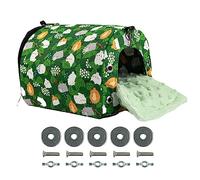 AMISENK Bird Parrots Nest Hangable Tree House For Small Birds Lovebirds Portable Screw Fixed Nest Cage Bed Hangable Bed