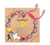 AMISENK Casual Wear Braided Wrist Chain with Sports Crucifix Charm and Sparkling Crystal for Everyday Accessories Casual Fitness Accessories