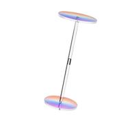 AMISENK Clear Acrylic End Table Stylish Circular Drink with Rounded Edges Safe for Kids and Pets Bedroom Bathroom Business Acrylic Coffee