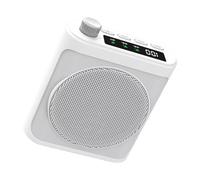 AMISENK Clip on Microphone Amplifier with Clear Sound and Long Service Life for Teachers Presenters Outdoor Activity Rechargeable Voice Amplification Device