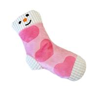 AMISENK Colorful Sock Shape Dog Squeaky Toy Soft Plush Chewing Exercise Engagement Treats Feeder For Pet Teeth Development Dog For Teething