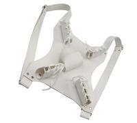 AMISENK Comfortable Role Playing Swords Strap Double Shoulder PU Leather Costume Props Scabbard For Masquerades Shoulder Harness