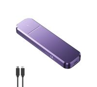 AMISENK Complete NVMe Drive Enclosure Case with Data Cables Cooling Design for Simple Installation Setups Screws Drive Compatible