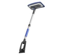 AMISENK Constant Retractile Auto Ice Collector Permanent Aluminum Frame With Not Slip Spume Grip Efficient For Windshield Snow Removal And Road Save Permanent Aluminum Snow Shovel