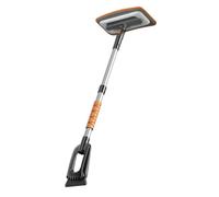 AMISENK Constant Retractile Auto Ice Collector Permanent Aluminum Frame With Not Slip Spume Grip Efficient For Windshield Snow Removal And Road Save Permanent Aluminum Snow Shovel