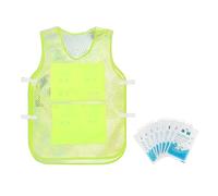 AMISENK Cooler Waistcoat With Ice Packs For Hot Weather Running Cooking Fishing Cycling Cooling Vest For Men Women Teens For Men Women Teens With Ice Packs Cool Jackets With Pockets For Outdoor