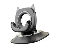 AMISENK Dashboard Car Phone Mount Rotating ABS Base Anti-Slip Silicone Pad Adjustable For 4-7" Devices Quick Installation No Tools Silicone Pad Phone Mount Car