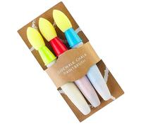 AMISENK Do It Yourself Sidewalk Chalk Paint Brush Set Pack Of 3 For Vibrant Art On Various Surfaces Refillable Paint Brushes
