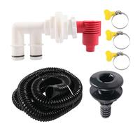 AMISENK Double Function Airator Fan Gate Set for Marine Livewells 3/4 Inch Hose Agreement Oceanwater Immune ABS PVC Plan Professional Fishing Airator Structure