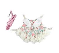 AMISENK Dress Holiday Costume Cute Harness Leash Set Small Animals Accessories For Junior Piggies Squirrels Harness And Leash Set Dress For Walking Escape Proof Small Cute