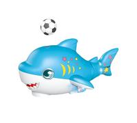 AMISENK Educational Electric Swinging Fish Toy For Toddler With Floating Ball Encouraging Fun Play And Crawling Safe Music Hand Eye Coordination Development