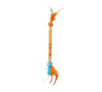 AMISENK Elastic Net Tube Cats Wand Toy With Bright Color And Bells Colorful Interactive Stick To Captures Your 's Attention Owner Engagement