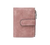 AMISENK Elegant Blocking Trifold Wallet For Everyday Carry Soft Coin Purse Spacious Card Slots Lightweight PU Leather Essential Elegant PU Leather Wallet For Ladies