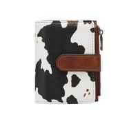 AMISENK Elegant Blocking Trifold Wallet For Everyday Carry Soft Coin Purse Spacious Card Slots Lightweight PU Leather Essential Elegant PU Leather Wallet For Ladies