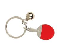 AMISENK Elegant Tennis Racket Shaped Keychain Sport Keyring Sports Key Ornament Alloy Texture Present for Athletes Sports Fan