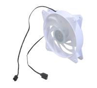 AMISENK Enhanceds Airflows 120mm Double Apertures Computer Fan With Silents Operations And Shock Absorbing Rubber Corners High Performances Cooling Component