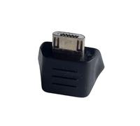 AMISENK Ergonomic MicroUSB to Type C Adapter Replacement for Gaming Metal Long for Adapter