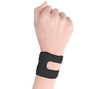 AMISENK Ergonomic Wrist Stabilizers Fabric Texture Perfect For Typing Weightlifting Adjustable Strap Sweat Resistant Breathable Wrist Protectors For Gym