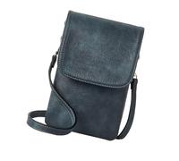 AMISENK Fashionable Phone Purse Slimming Card Case With Adjustable Strap Small Shoulder Bag Lightweight PU Leather Wallet Stylish Friendly Shoulder Bag