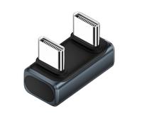 AMISENK Fast Speed USB.0 Type C Converter 8K60hz Video And 240W Power Metal Case For Laptops Tablets Phones USB C Converter