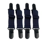 AMISENK Flexible Reusable Fasteners Clip Band with Elastic Straps for Adjustable Footwear Stability on Any Slippers 4pcs Multiple Size Elastic Shoe Band