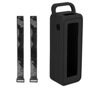 AMISENK Flexible Shockproof Protector Case With Grip Handle And Mounting Straps For 27650mAh Camping Cycling Silicone Case