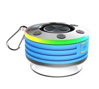 AMISENK Floating Loudspeaker For Pool Waterproof Portable Floating Stereo With Led Light Shower Shower