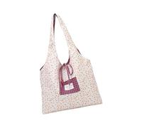 AMISENK Functional Reversible Shoulder Bag Lightweight Underarm Bag Fashion Handbag Practical Fabric Shopper Bags for Women Stylish Reversible Women's Handbag