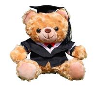 AMISENK Graduate Theme Stuffed Bear Soft Plush Toy Graduation For Preschool High School University Alumnus College Degree Celebration