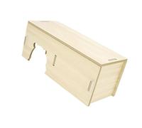 AMISENK Hamster Cave House With Window And Hole For Air Circulations Great For Small Pet Rodents Entertainment Shelter House Pet Cage Decors