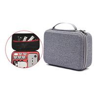 AMISENK Handbag Storage Carrying for Case Travel Box for 2 Fly More Combo Battery & Charger Apdater and Accessaries Charging Battery Organizer