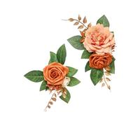 AMISENK Handmade Artificial Floral Cake Centerpiece for Enchanting Wedding Ceremony Wedding Decors Photo Props Aisle Pew Flowers