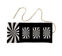 AMISENK Handmade Tarots Organizers Poly Linen Washable Bold Artistic Pattern Compacts Foldable for Oracles and Playing Card Breathable Tarots Deck Bag